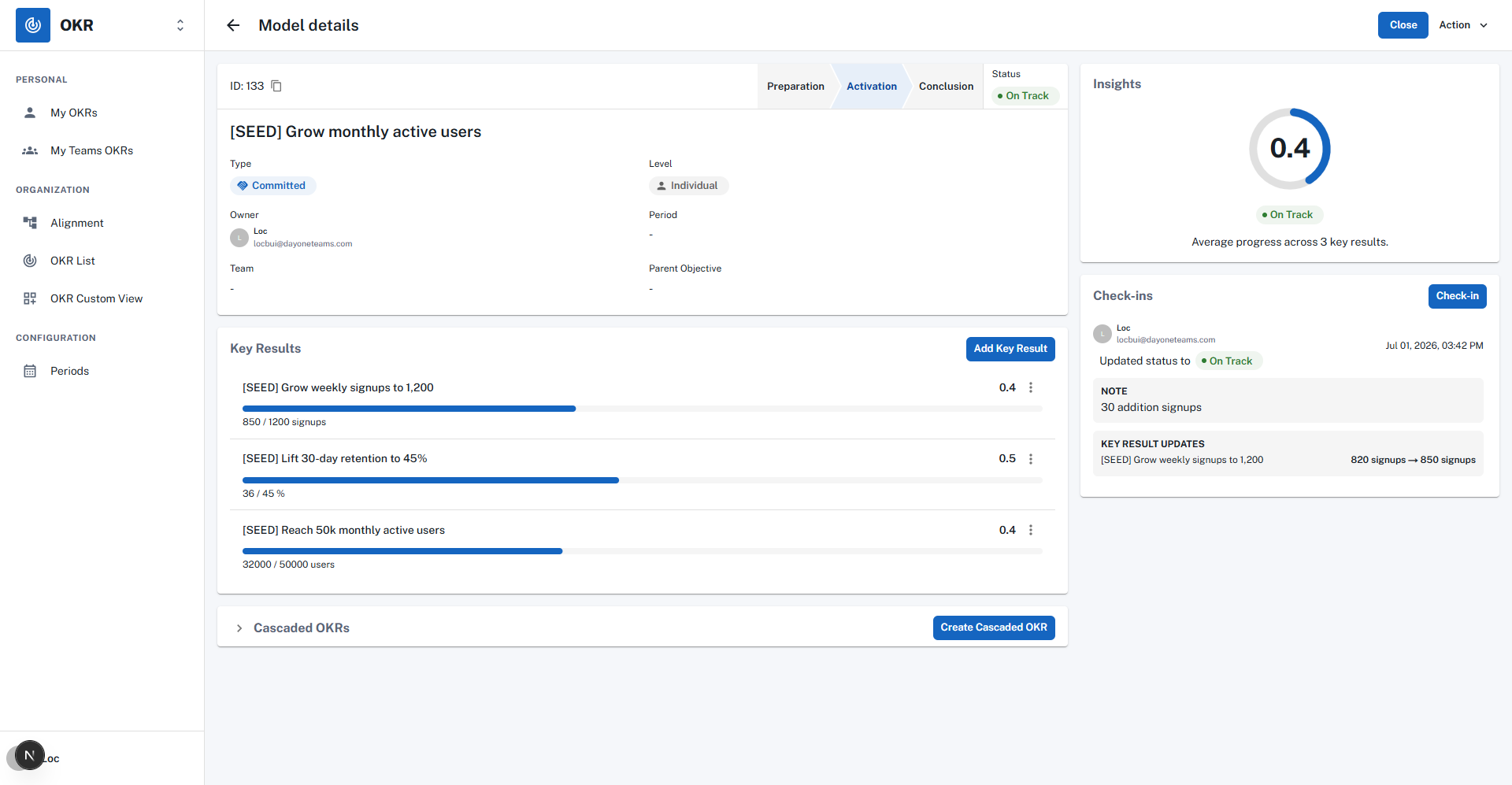OKR Management